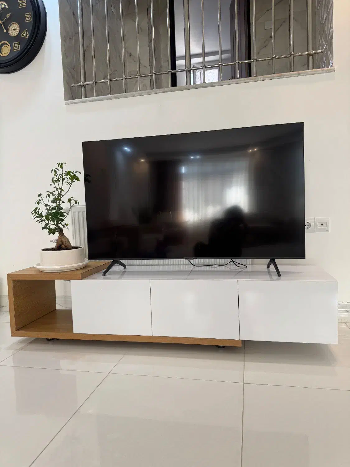 زیر تلویزیون تمام mdf سفارشی|میز تلویزیون|کازرون, |دیوار