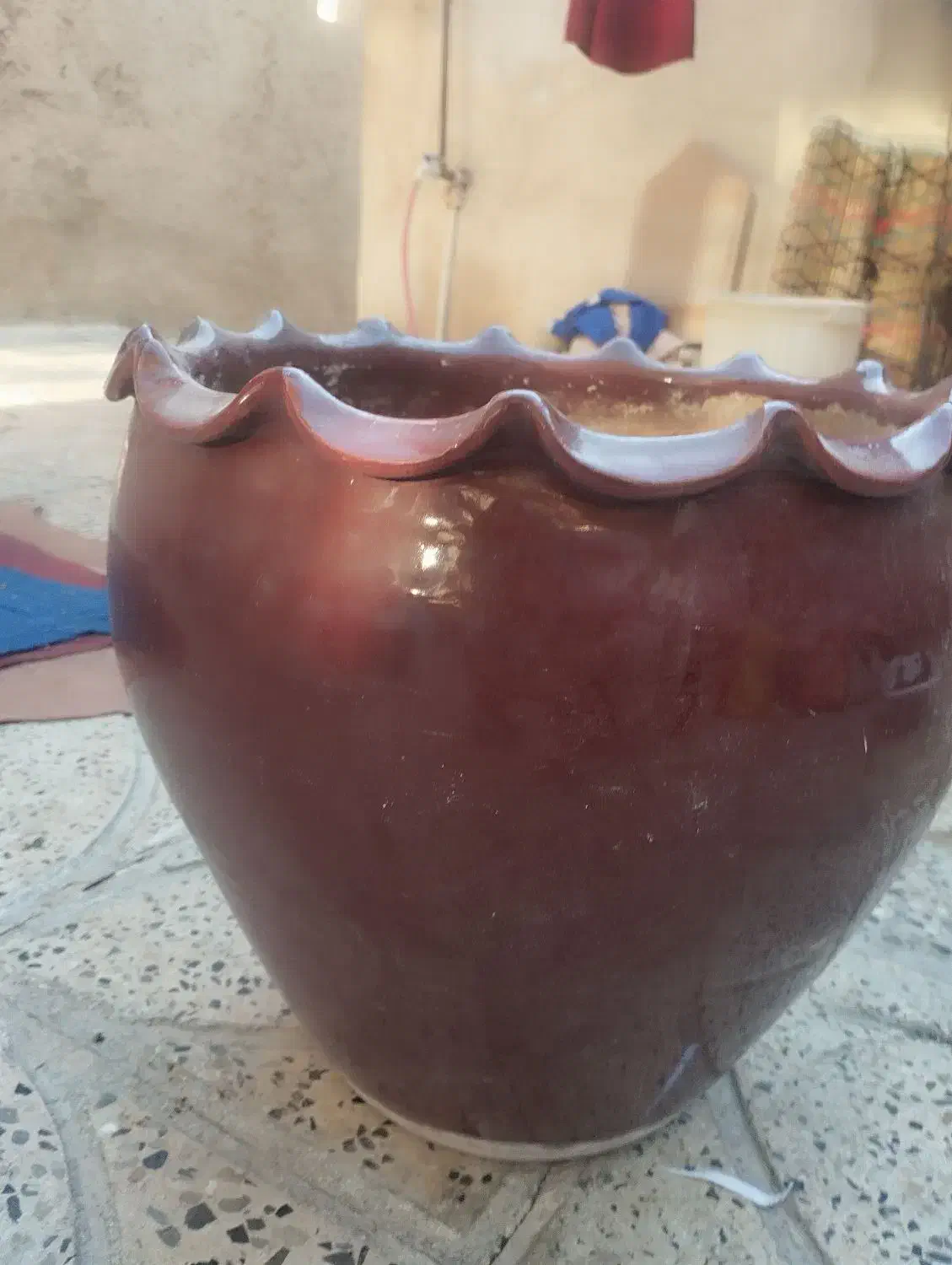 گلدان بزرگ|گل و گیاه طبیعی|ایلام, |دیوار