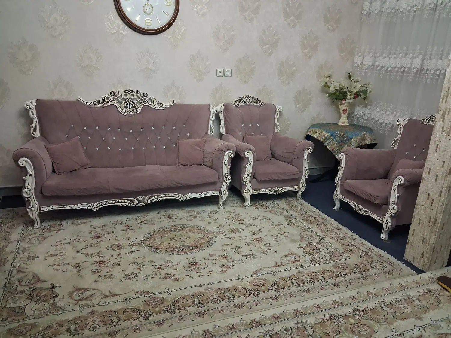 مبل پنج نفره|مبلمان خانگی و میز عسلی|تهران, راه آهن|دیوار