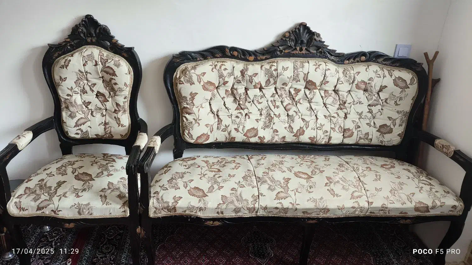 مبل با چوپ راش بهترین چوب|مبلمان خانگی و میز عسلی|ماهدشت, |دیوار