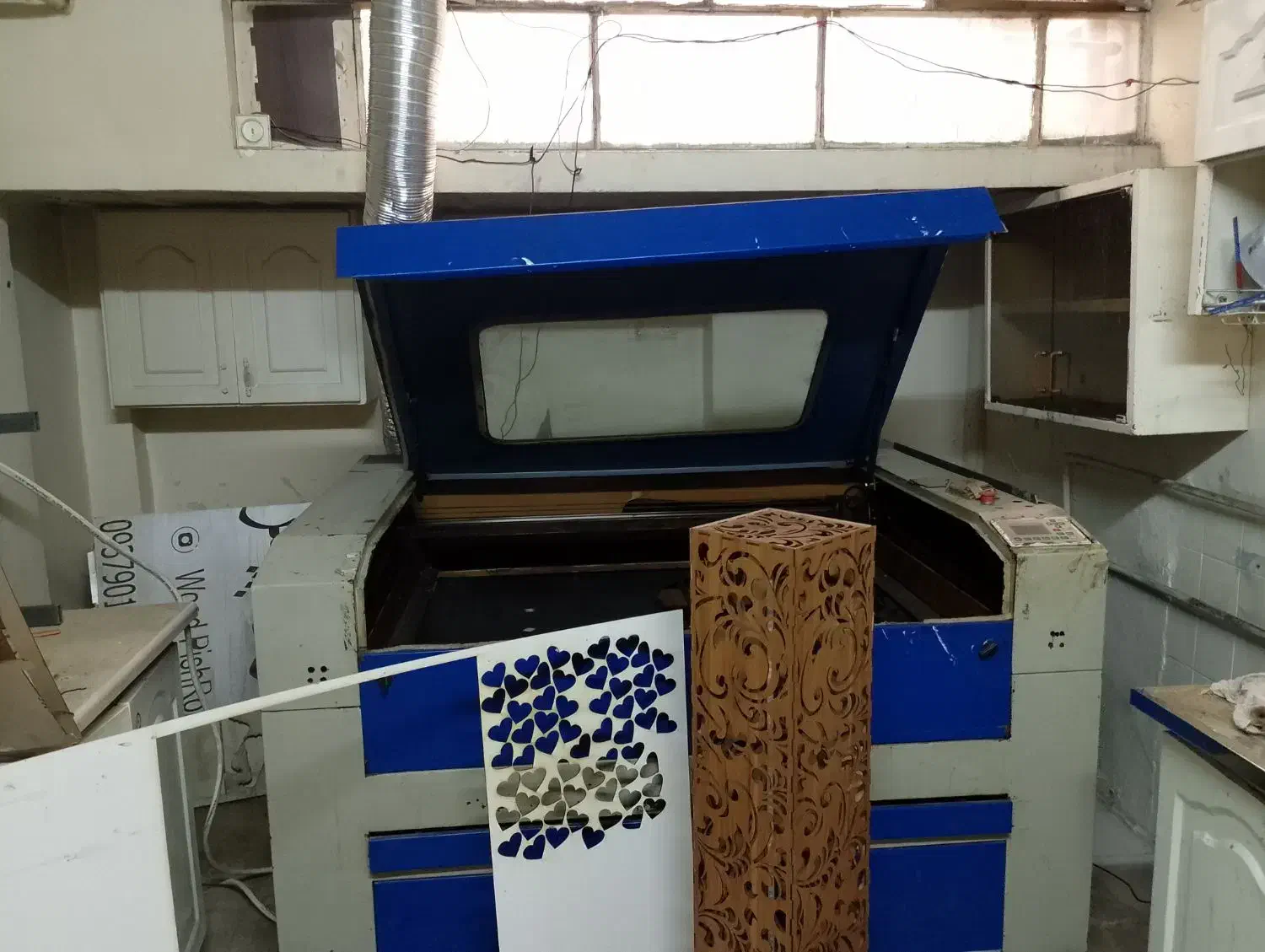 دستگاه لیزر برش و حکاکی وارداتی سایز 120*90|ماشینآلات صنعتی|ری, سرتخت|دیوار