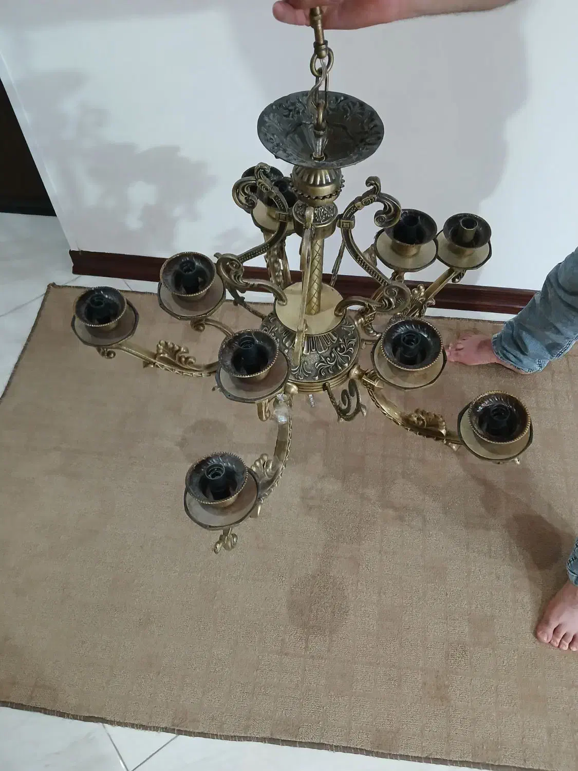 لوستر|لوستر و چراغ آویز|نظرآباد, نظرآباد|دیوار