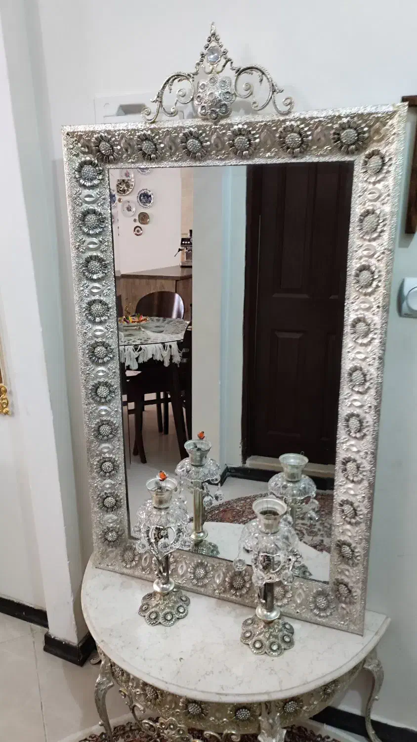 اینه شمعدان|بوفه، ویترین، کنسول|یزد, |دیوار