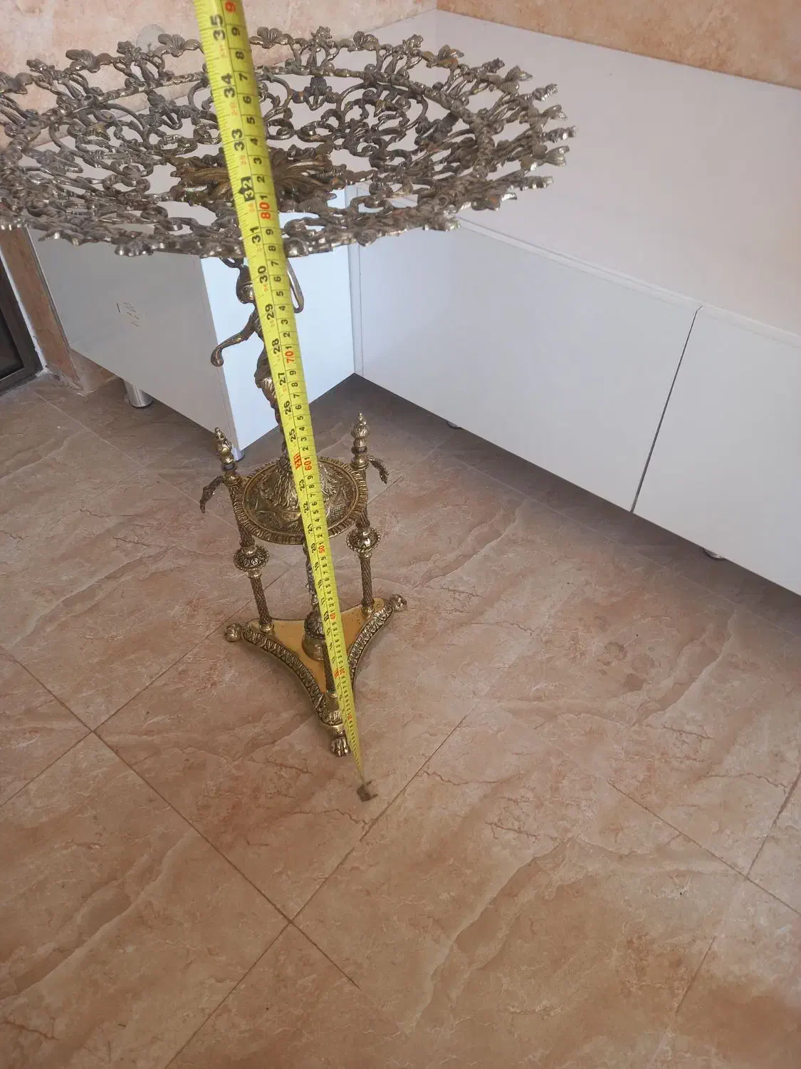 کنار سالنی میوه خوری برنزی برنجی|صنایع دستی و سایر لوازم تزئینی|اصفهان, جوزدان الیادران|دیوار