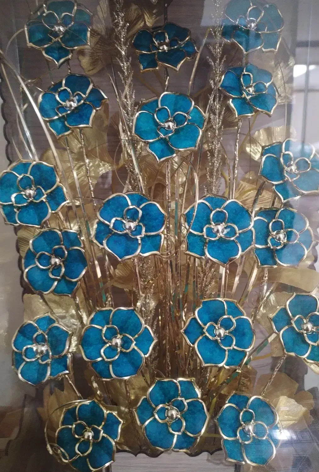 جعبه باکس گل برای کادو|گل مصنوعی|ماهان, |دیوار