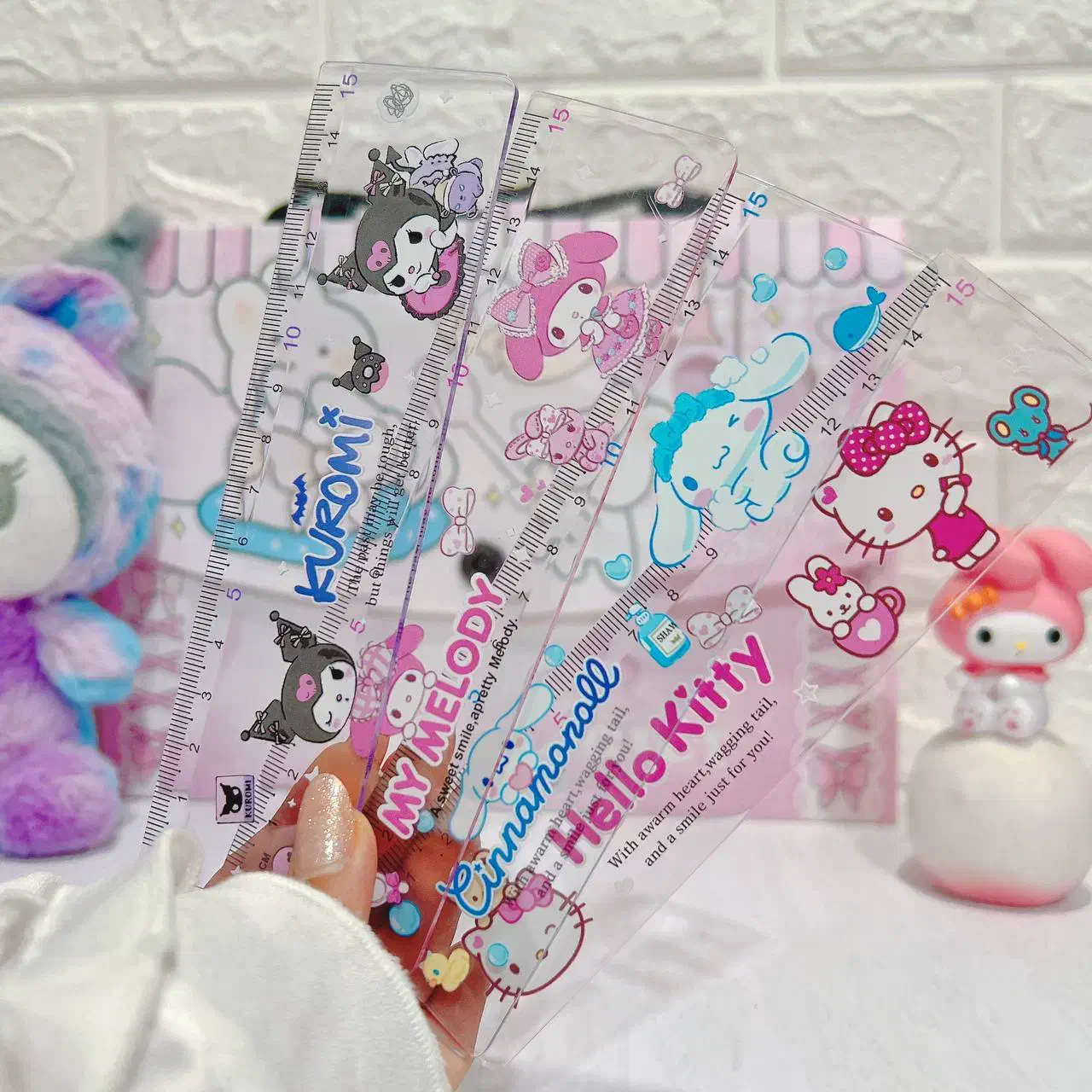 انواع خط کش فانتزی لبوبو، ملودی و کرومی و دوستان|لوازم التحریر|قم, سالاریه|دیوار