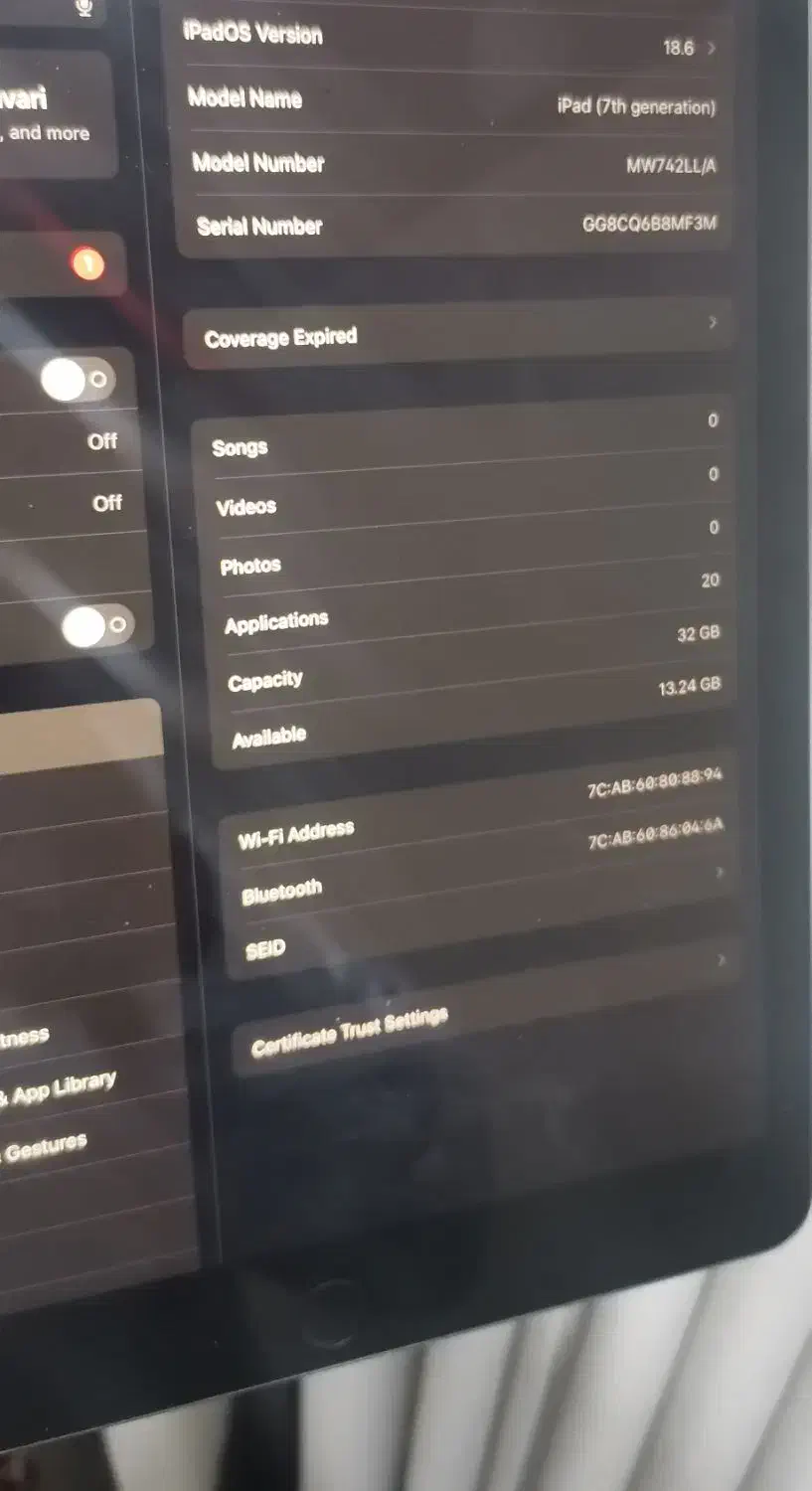 آیپد نسل ۷ iPad 7th|تبلت|اهواز, زیتون کارمندی|دیوار