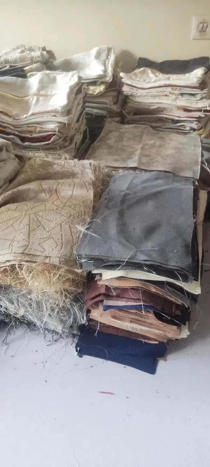 ته طاقه و تیکه پارچه و کاور کوسن و دور گردنی|لوازم خیاطی و بافتنی|ری, دیلمان|دیوار