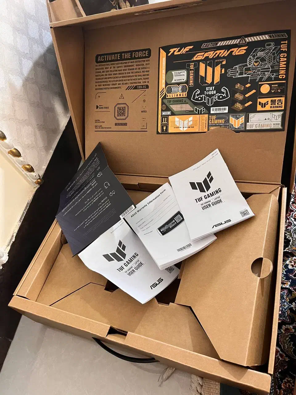 لپ تاپ کاملا نو ایسوس گیمینگ و طراحی|رایانه همراه|تهران, شهرک شریعتی|دیوار