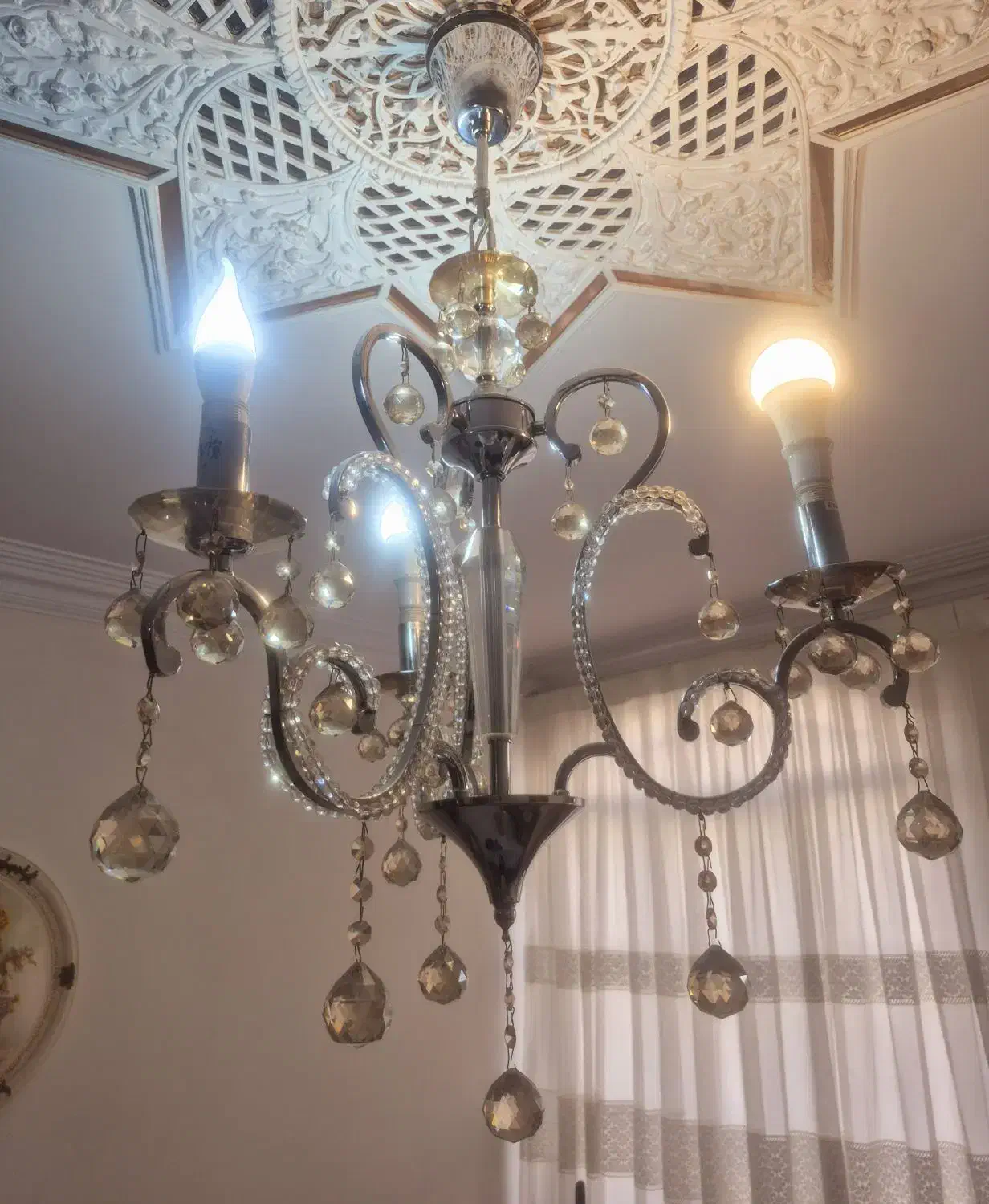 لوستر کریستال|لوستر و چراغ آویز|تهران, جنت‌آباد شمالی|دیوار