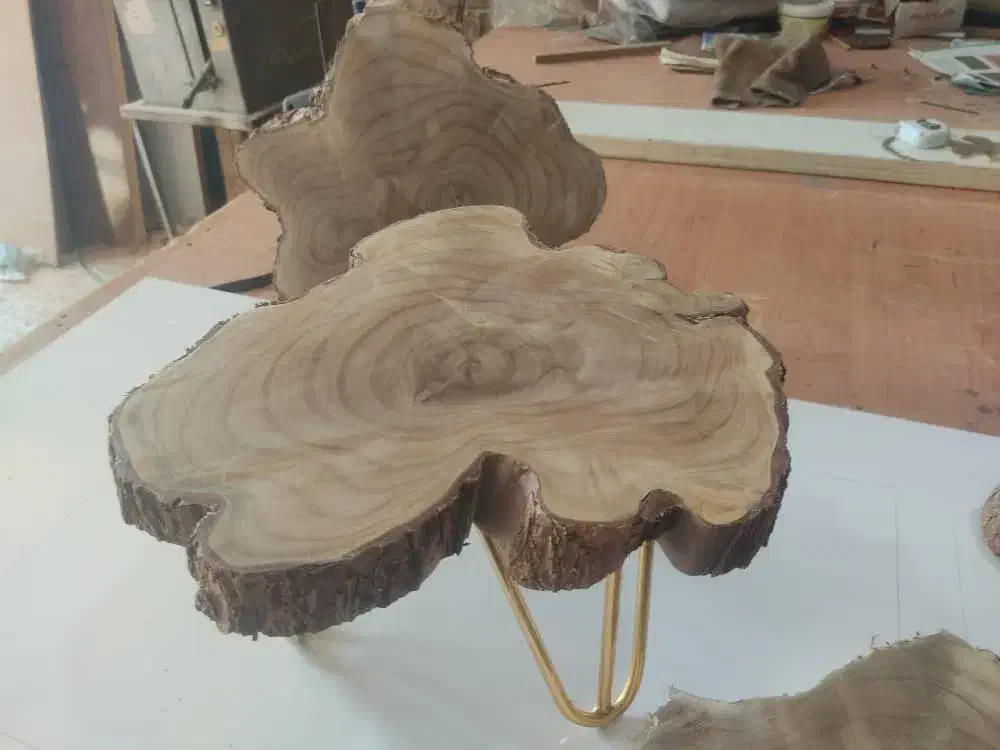 زیرگلدونی باچوب طبیعی و پایه های فلزی شیک و مقاوم|صنایع دستی و سایر لوازم تزئینی|بندر دیر, |دیوار