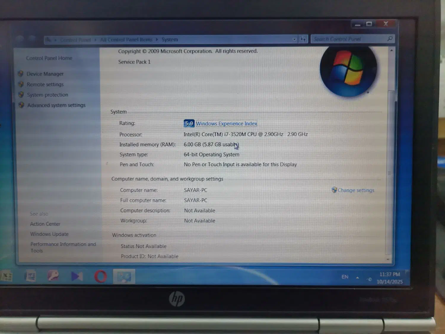 لب تاب elitebook سری صنعتی|رایانه همراه|نظرآباد, نظرآباد|دیوار