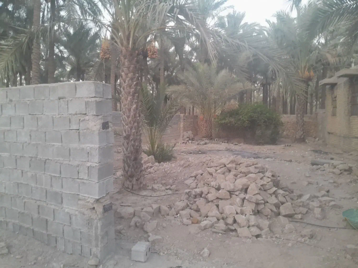 ۲۶۰متر زمین دیوار کشی مافی آباد|مصالح و تجهیزات ساختمان|خشت, |دیوار