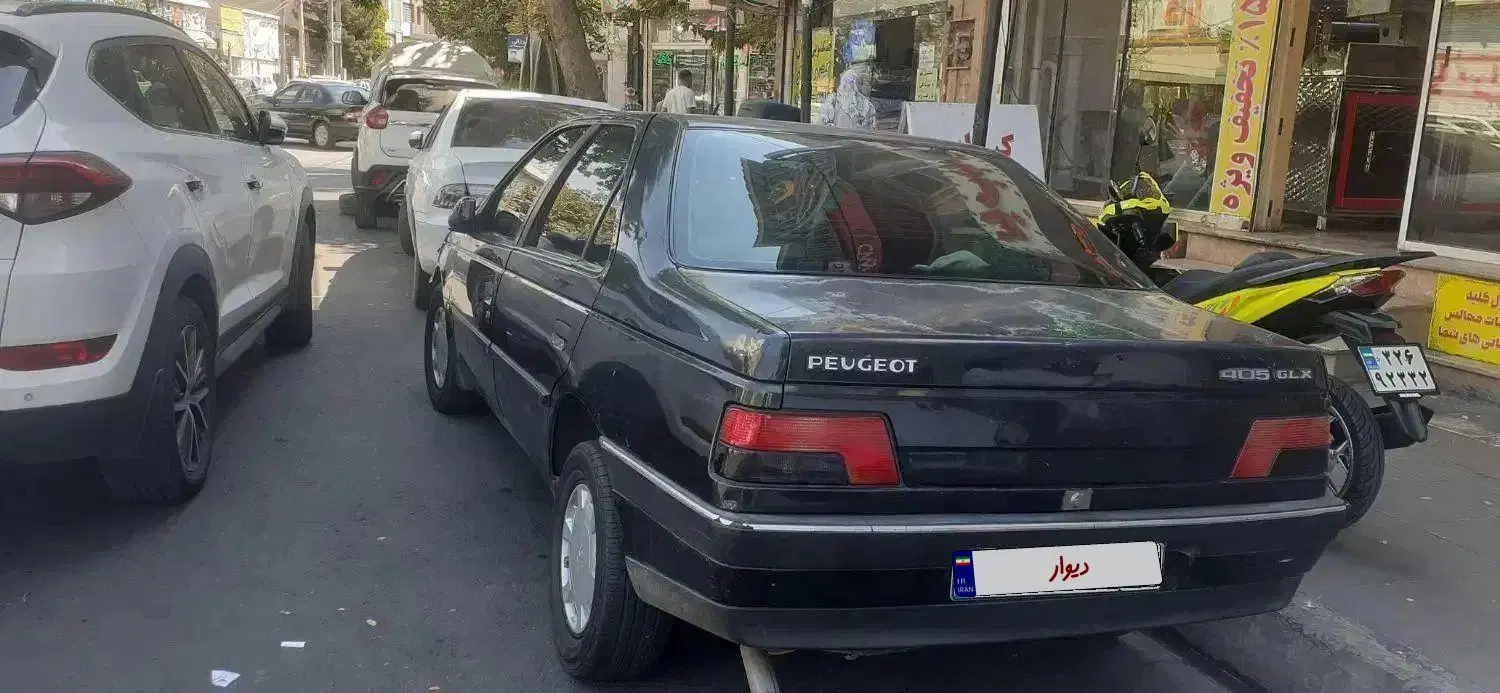 پژو ۴۰۵ مشکی|خودرو سواری و وانت|کرج, برغان|دیوار