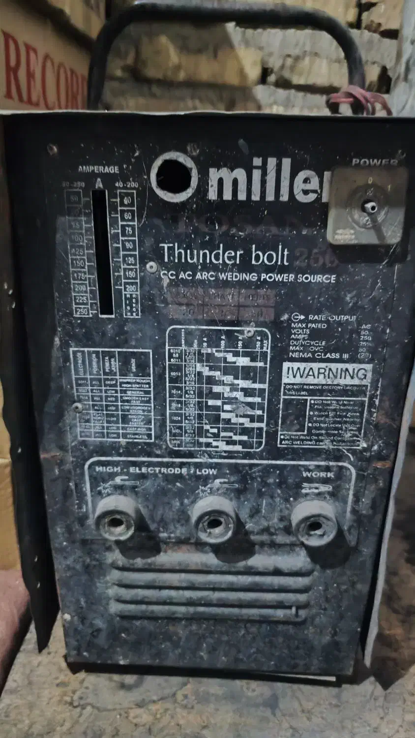 دستگاه جوش ۲ انبره miller|ابزارآلات|هشتگرد, هشتگرد قدیم|دیوار