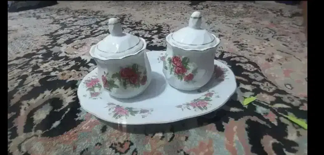 قندون گل سرخی|ظروف سرو و پذیرایی|کرمان, |دیوار