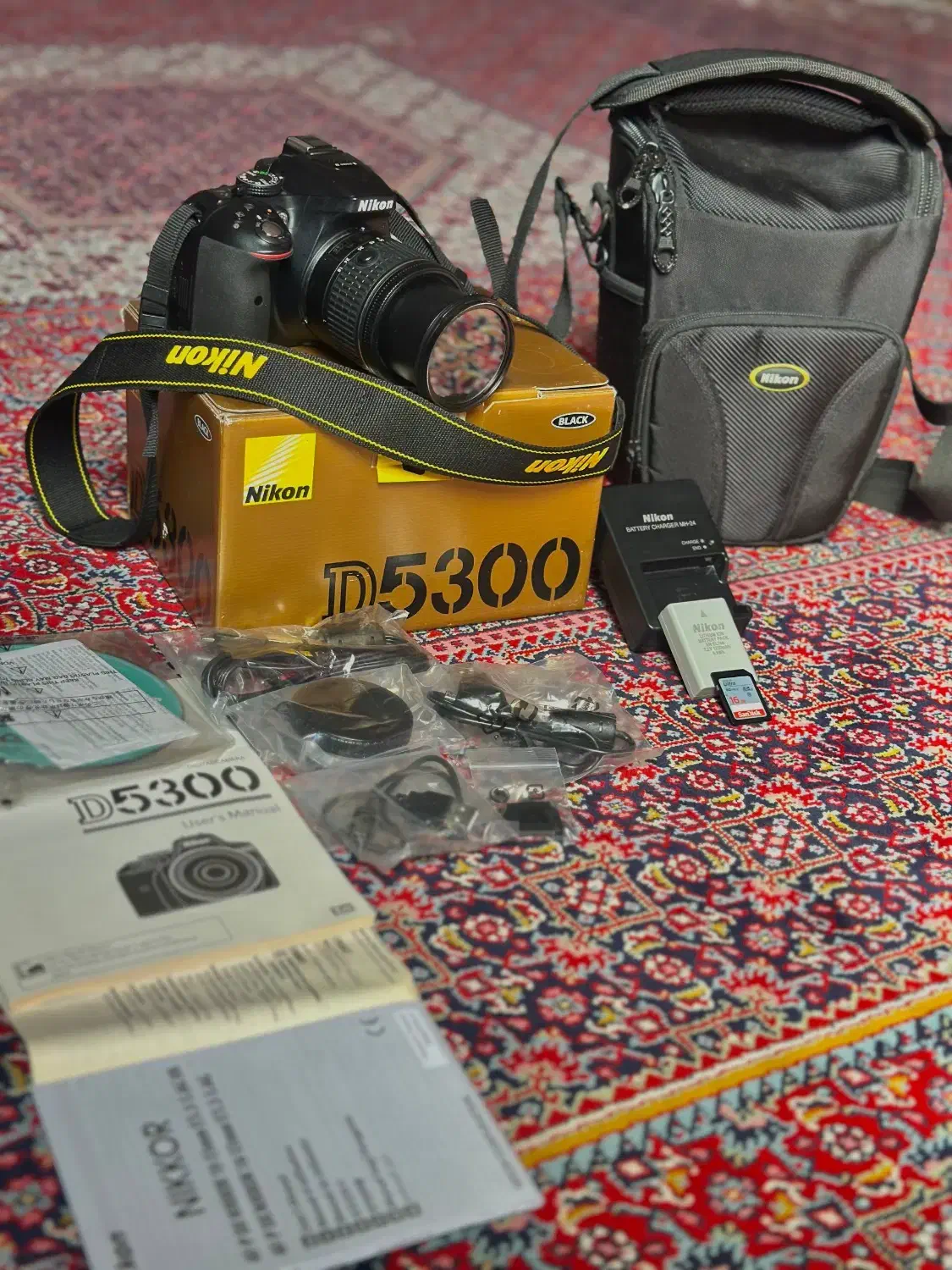 فروش دوربین نیکن 5300d-در حد نو|دوربین عکاسی و فیلمبرداری|اهواز, زیتون کارمندی|دیوار