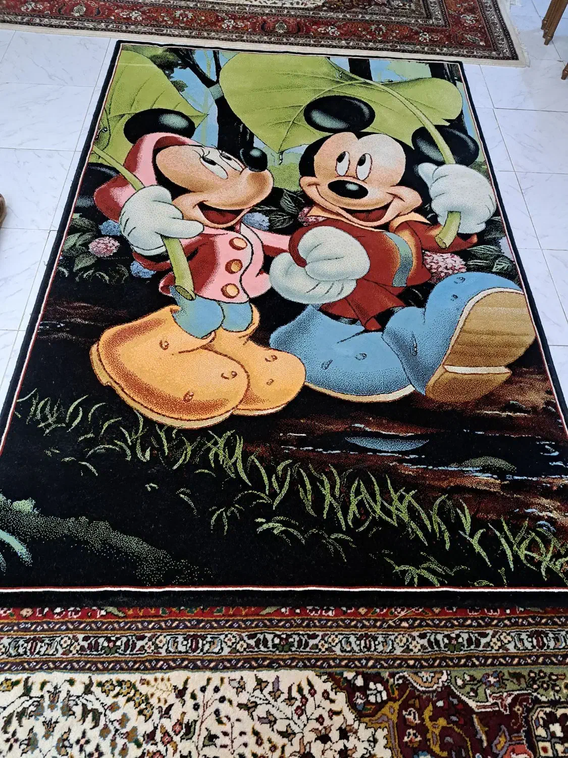 فرش کودک در حد نو|فرش|تبریز, |دیوار