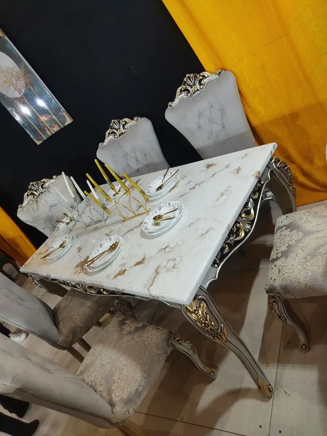 میز ناهارخوری|میز و صندلی غذاخوری|زاهدان, |دیوار