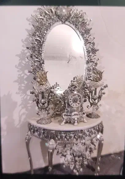 آینه شمعدان|کلکسیون اشیاء عتیقه|بندر گز, |دیوار