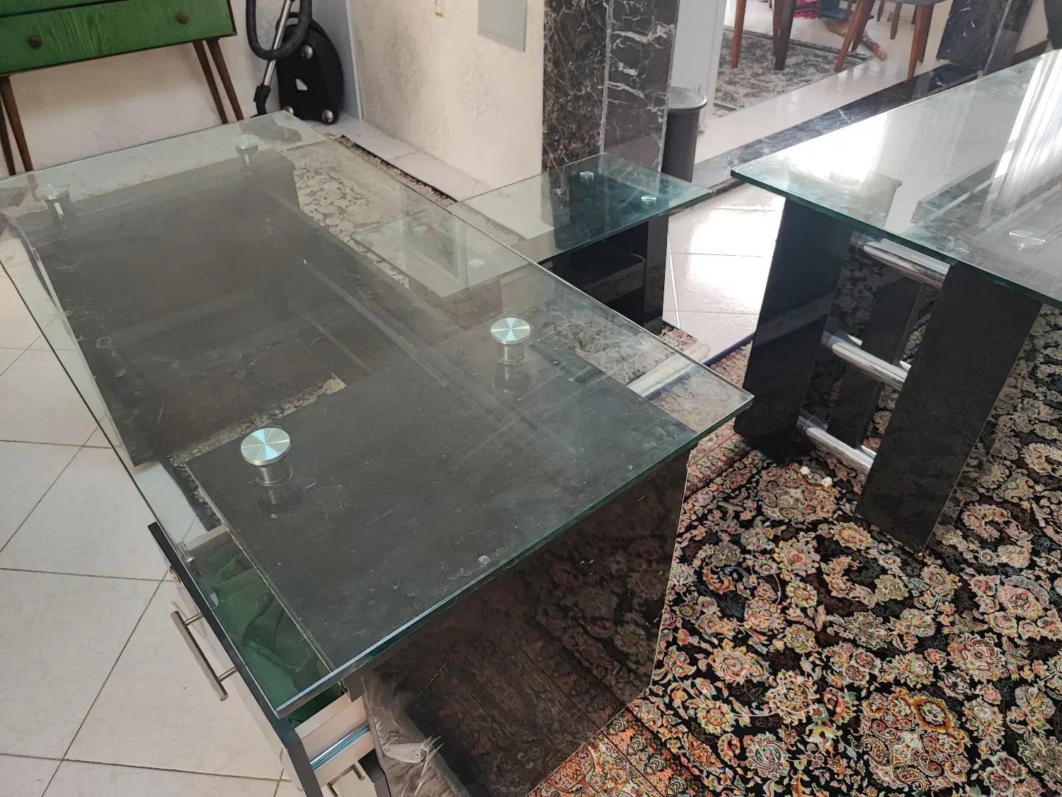 مبلمان اداری 12 نفره شیشه ای|مبلمان اداری|تهران, ورزشگاه آزادی|دیوار