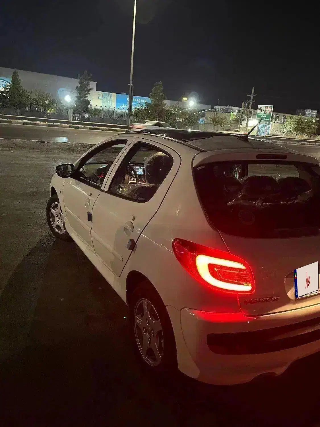 207 سفید پانا پلاس رینگ اسپورت دنده|خودرو سواری و وانت|مشهد, شاهد (شهرک غرب)|دیوار