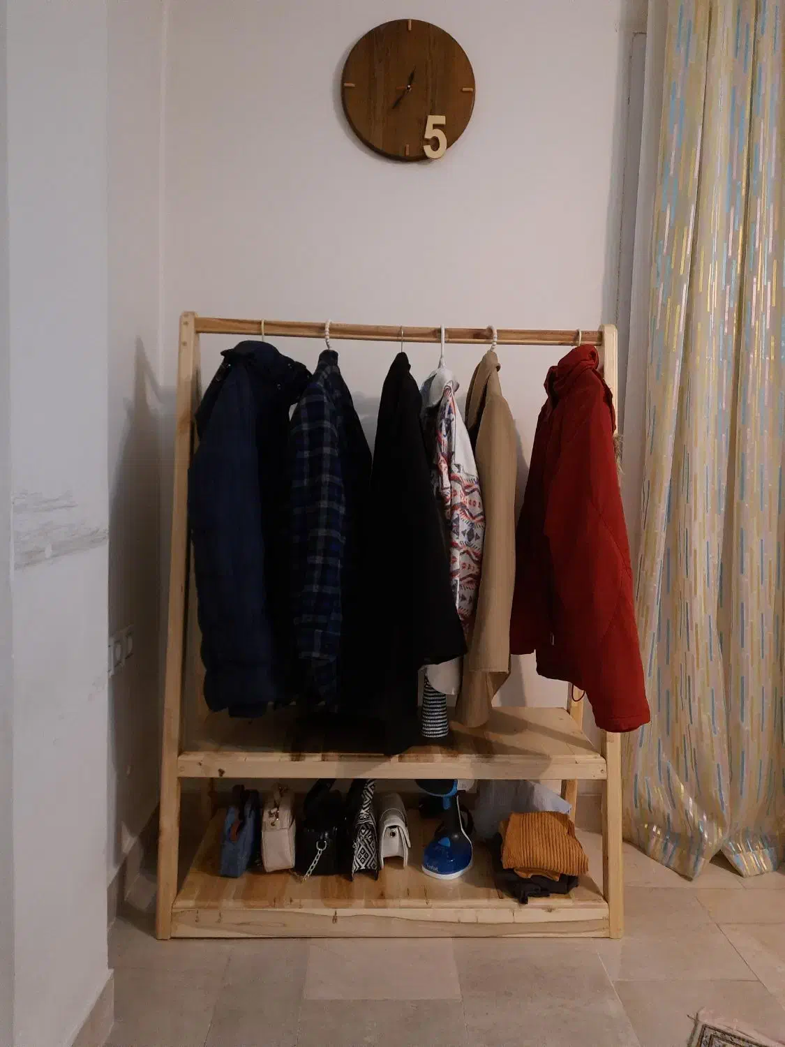 رگال چوبی|جاکفشی، کمد، دراور|کرمانشاه, |دیوار