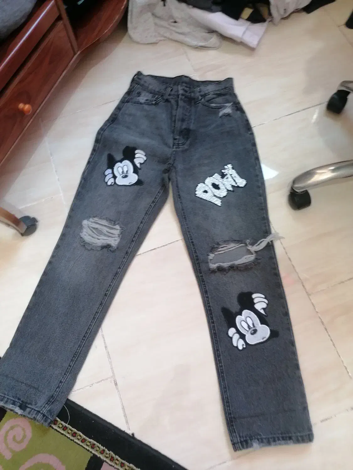 شلوار جین دخترانه|لباس|ری, دولت‌آباد|دیوار