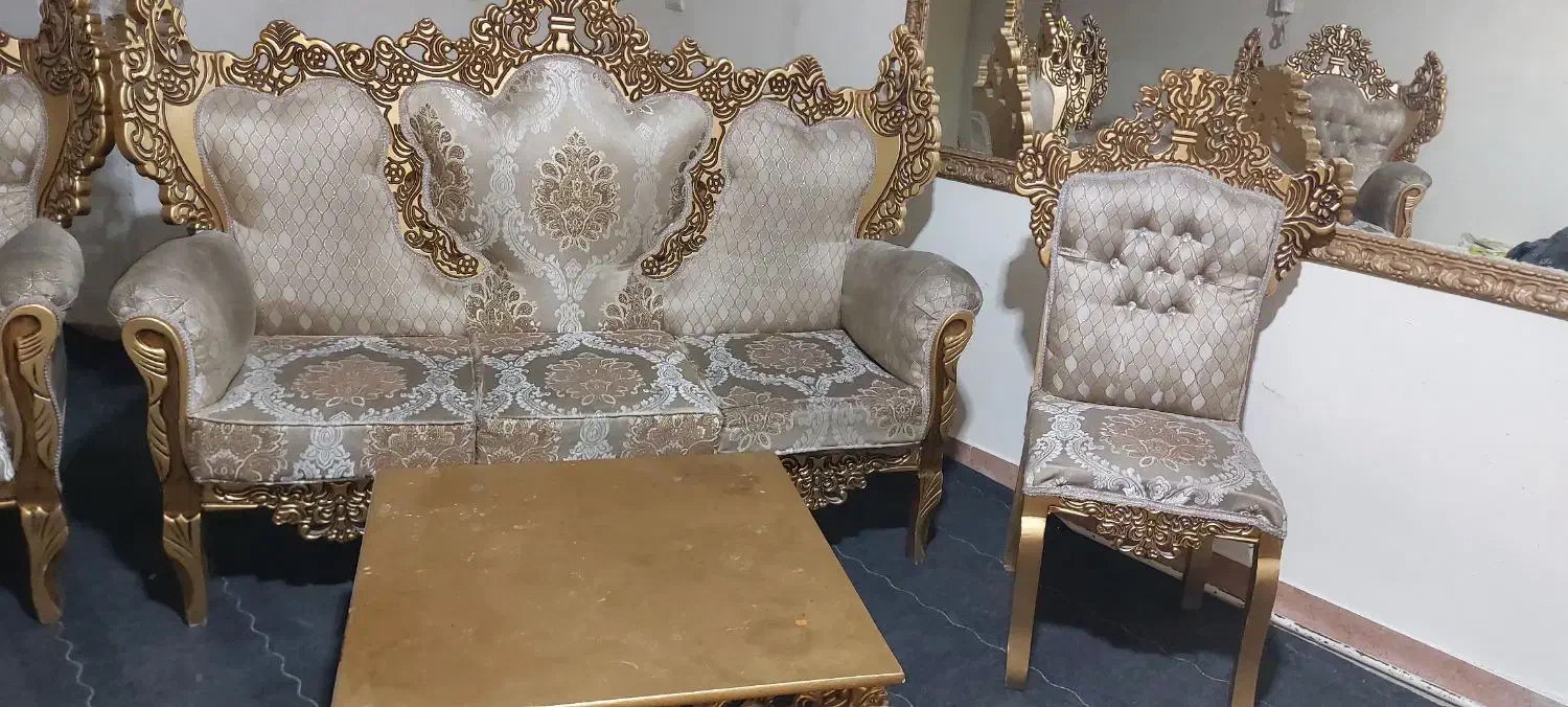 مبل ۹ نفره|مبلمان خانگی و میز عسلی|شریف‌آباد, |دیوار