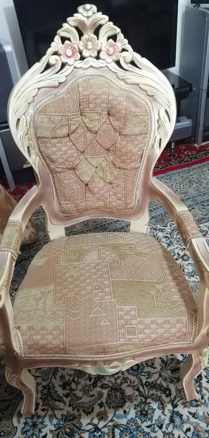 مبل سلطنتی 9 نفره|مبلمان خانگی و میز عسلی|کرمانشاه, |دیوار