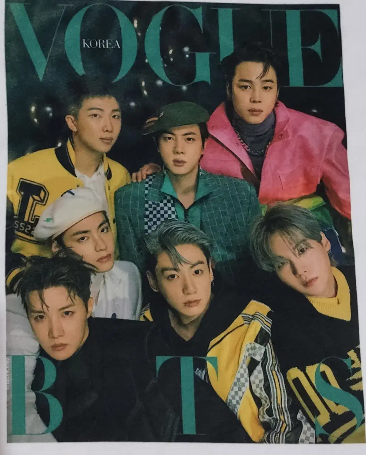 عکس هفت نفره چاپ شده بی تی اس روی تیشرت|لباس|کرج, برغان|دیوار