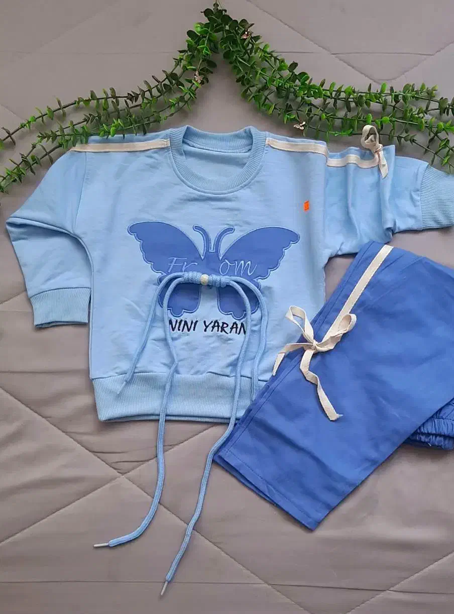 ست بلوز شلوار دخترانه فروش فوق العاده به قیمت عمده|کفش و لباس بچه|رشت, پارک شهر|دیوار