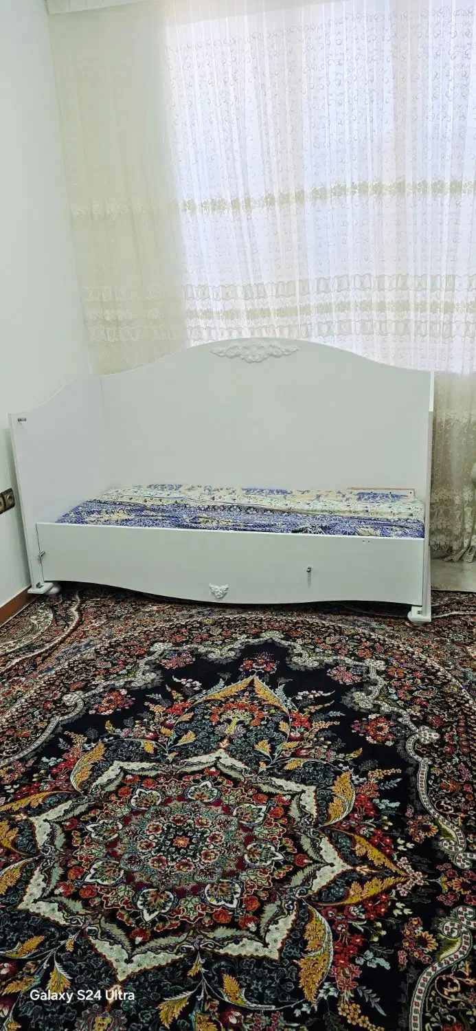 تخت کودک نوجوان سایز ۸۰ در ۱۸۰ همراه با تشک|تخت و سرویس خواب|مهاباد (آذربایجان غربی), |دیوار