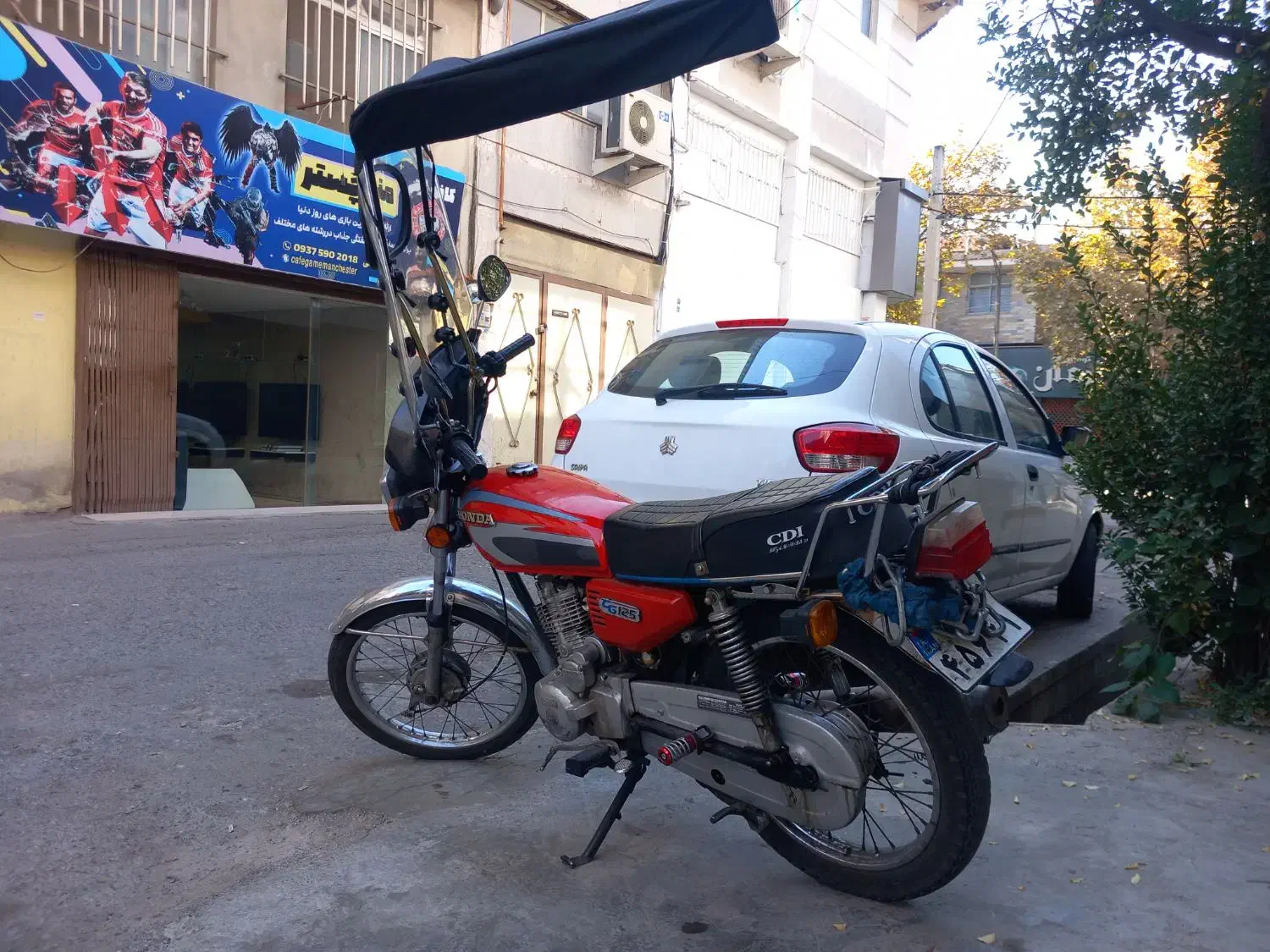 هندا ۱۲۵ استارتی ۵ دنده مدل ۹۰|موتورسیکلت|گرگان, |دیوار