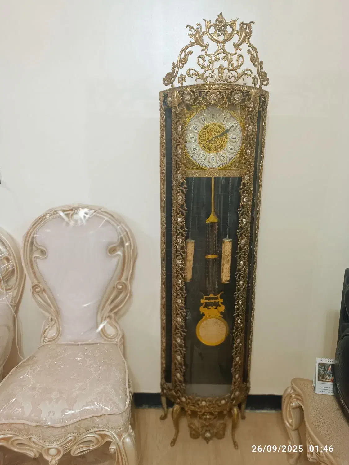 ساعت ایستاده برنز اصل درجه یک|ساعت دیواری و تزئینی|اهواز, کوروش|دیوار