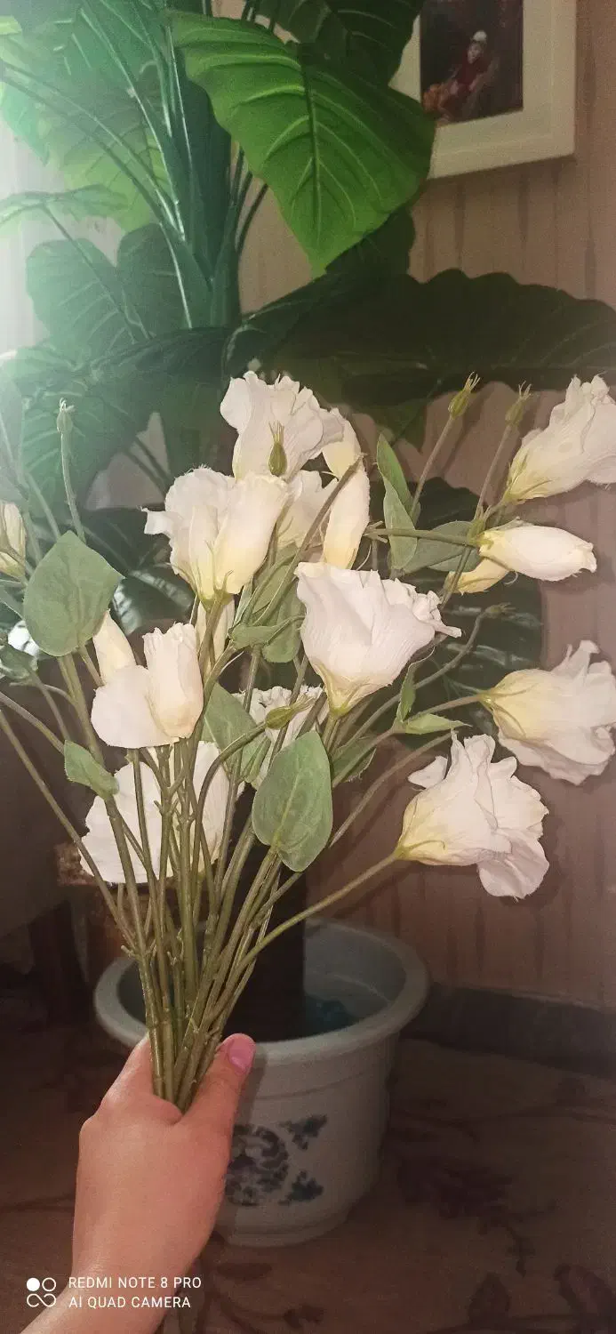 پنج شاخه گل|گل مصنوعی|بهارستان, |دیوار