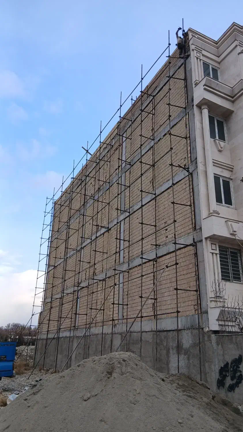 داربست فلزی وکفراژ.|خدمات پیشه و مهارت|کرج, عظیمیه|دیوار