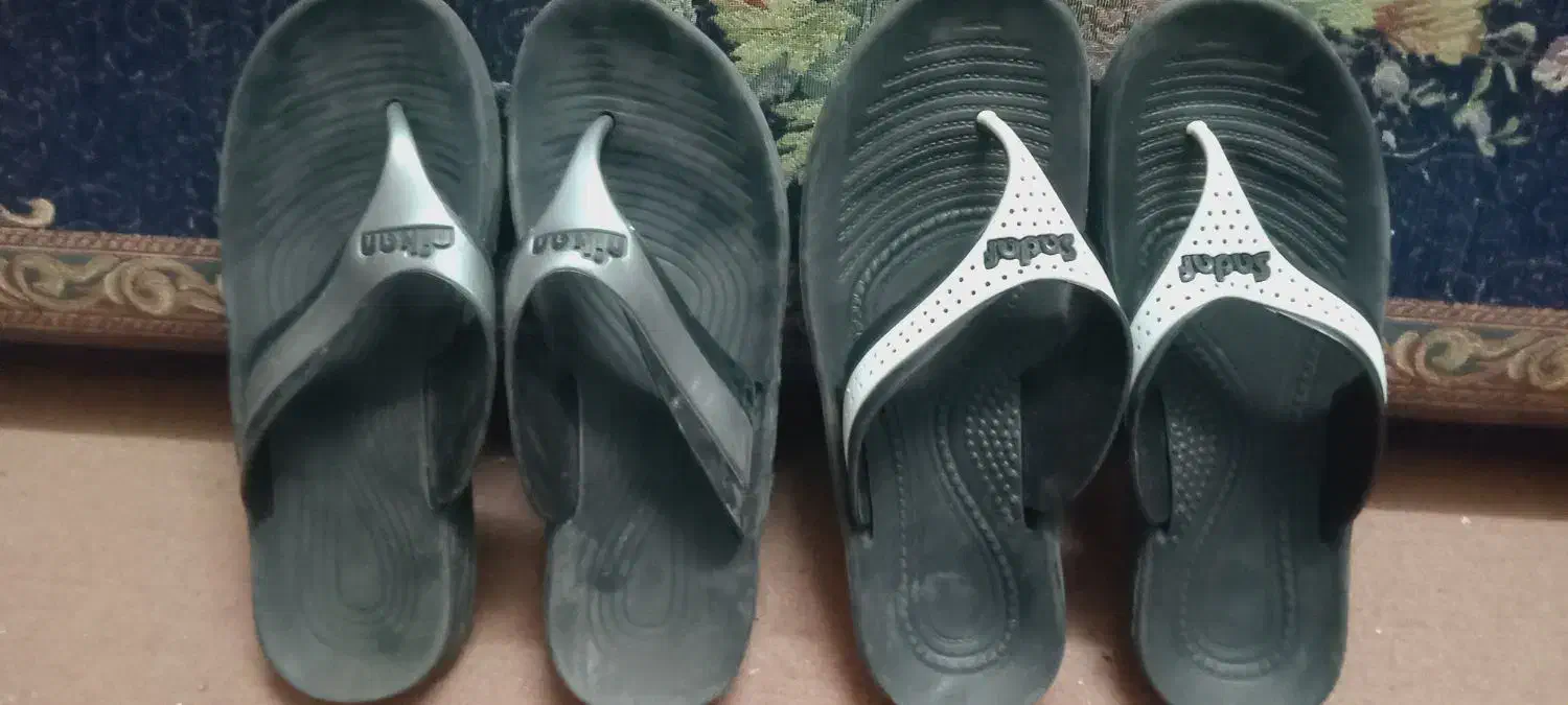 ۲جفت دمپایی بندانگشتی سایز۴۳فقط۱۵۰ت|کیف، کفش، کمربند|شیراز, سلطان آباد|دیوار