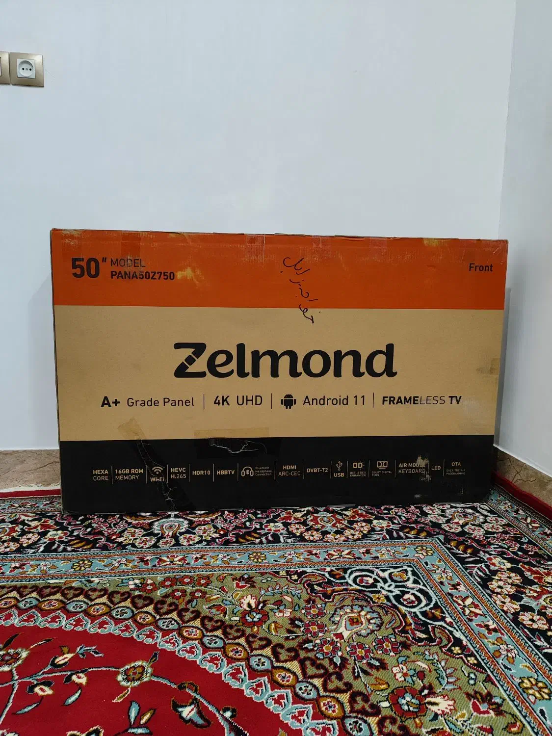 تلویزیون ۵۰ اینچ زلموندمدل PANA Z750 پملب نونو|تلویزیون و پروژکتور|زابل, |دیوار