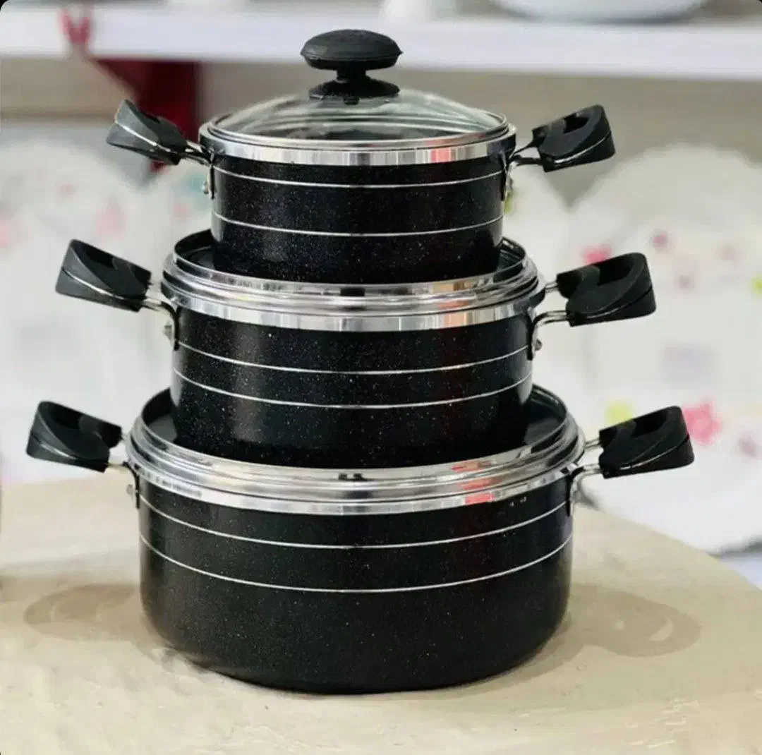 قابلمه گرانیتی ۳تیکه|ظروف پخت‌وپز|سنندج, |دیوار