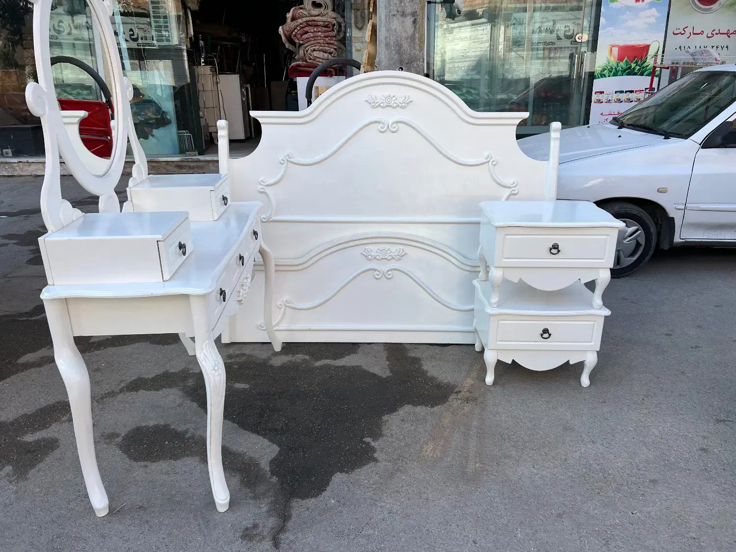 سرویس خواب کامل با کفی محکم‌|تخت و سرویس خواب|بجنورد, |دیوار