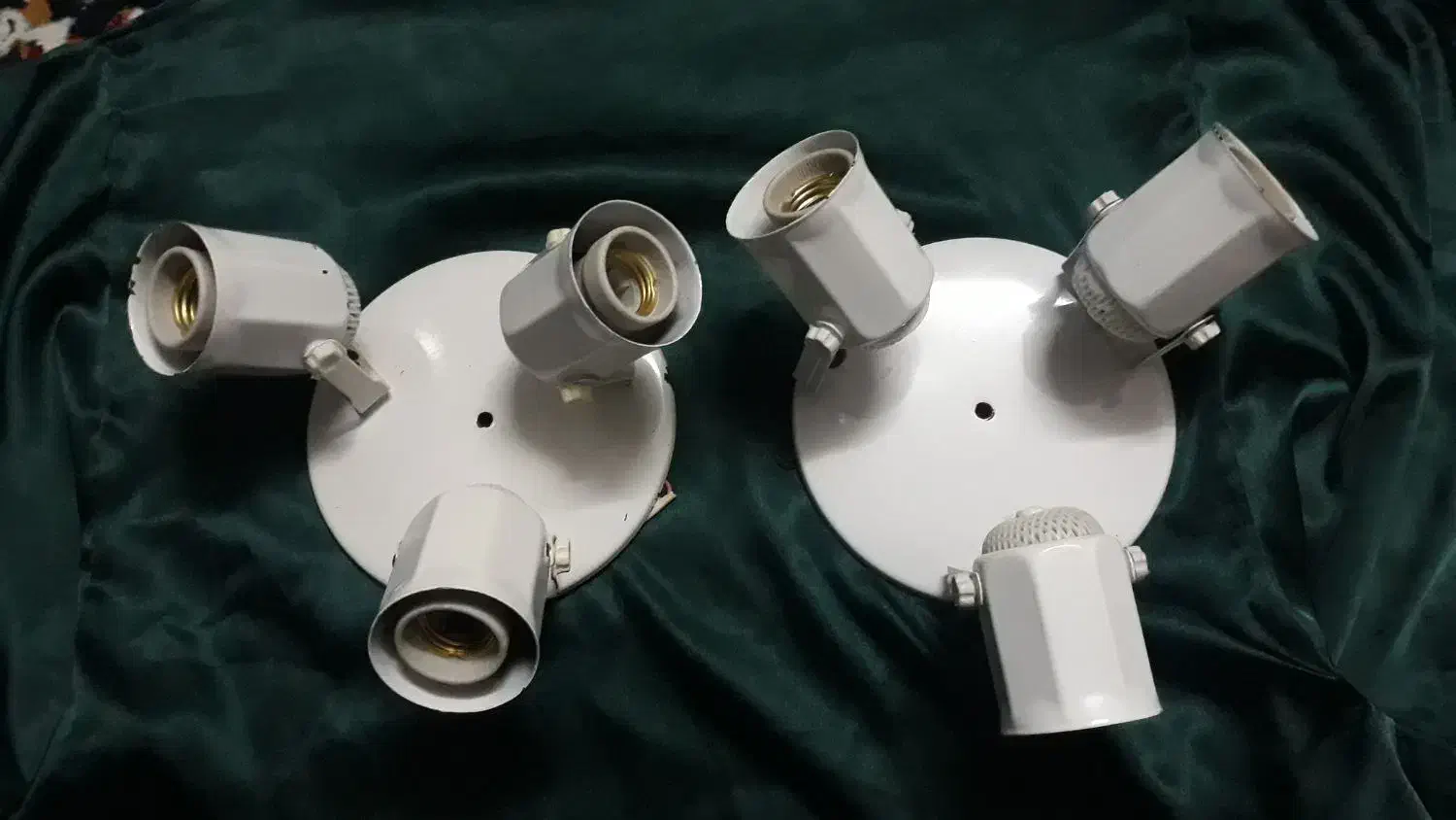 یک جفت اوستر آهنی|لوستر و چراغ آویز|اهواز, لشکرآباد|دیوار