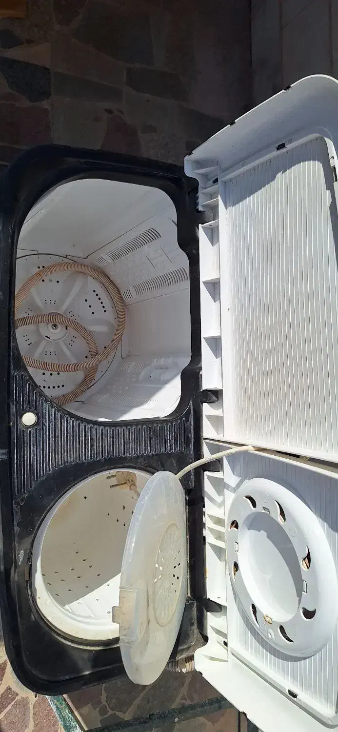 لباسشویی دوقلو|ماشین لباسشویی و خشک‌کن لباس|تفت, |دیوار