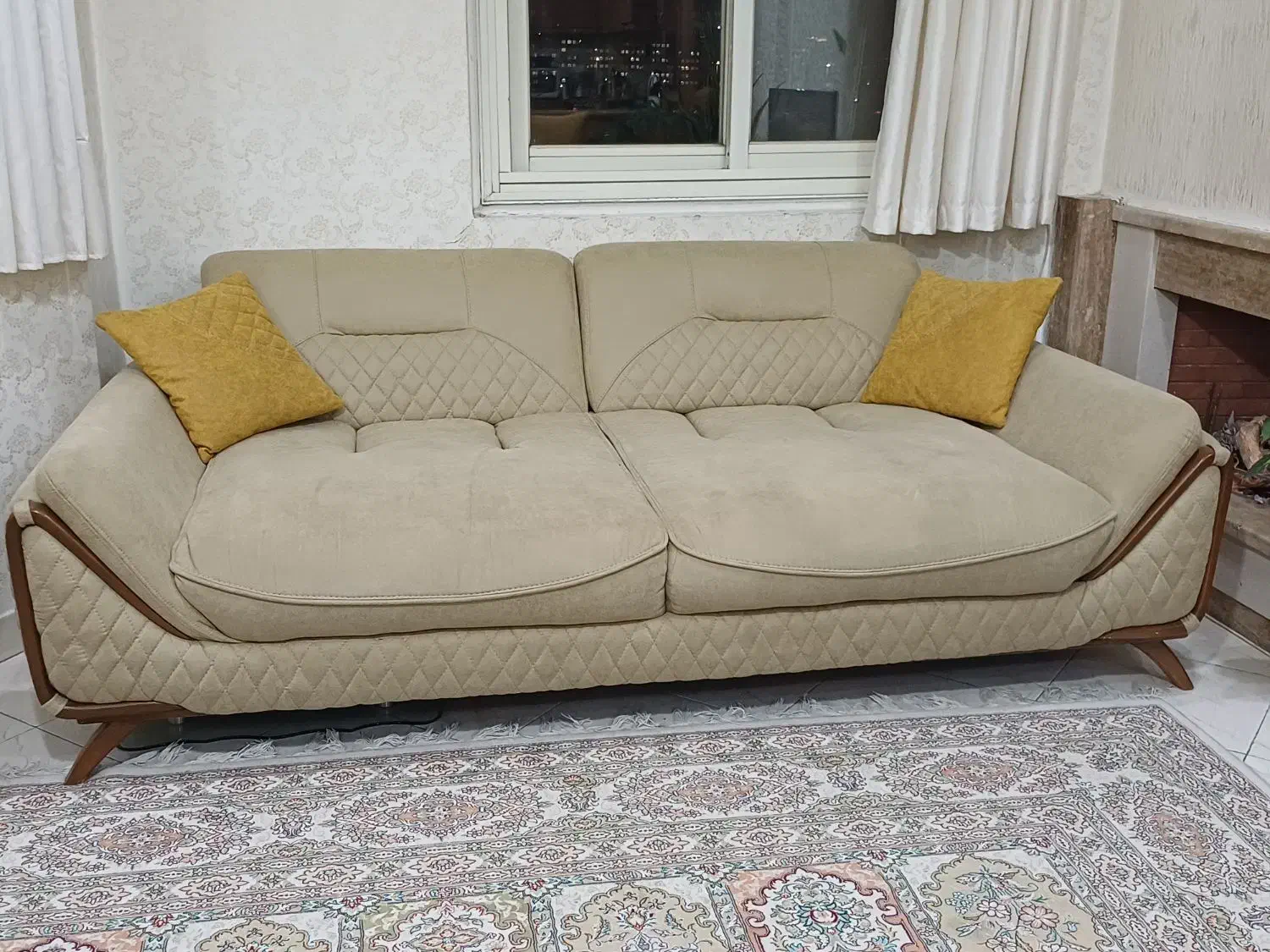 مبل۸ نفره تختشو کاملا نو|مبلمان خانگی و میز عسلی|مشهد, تربیت (صدف)|دیوار