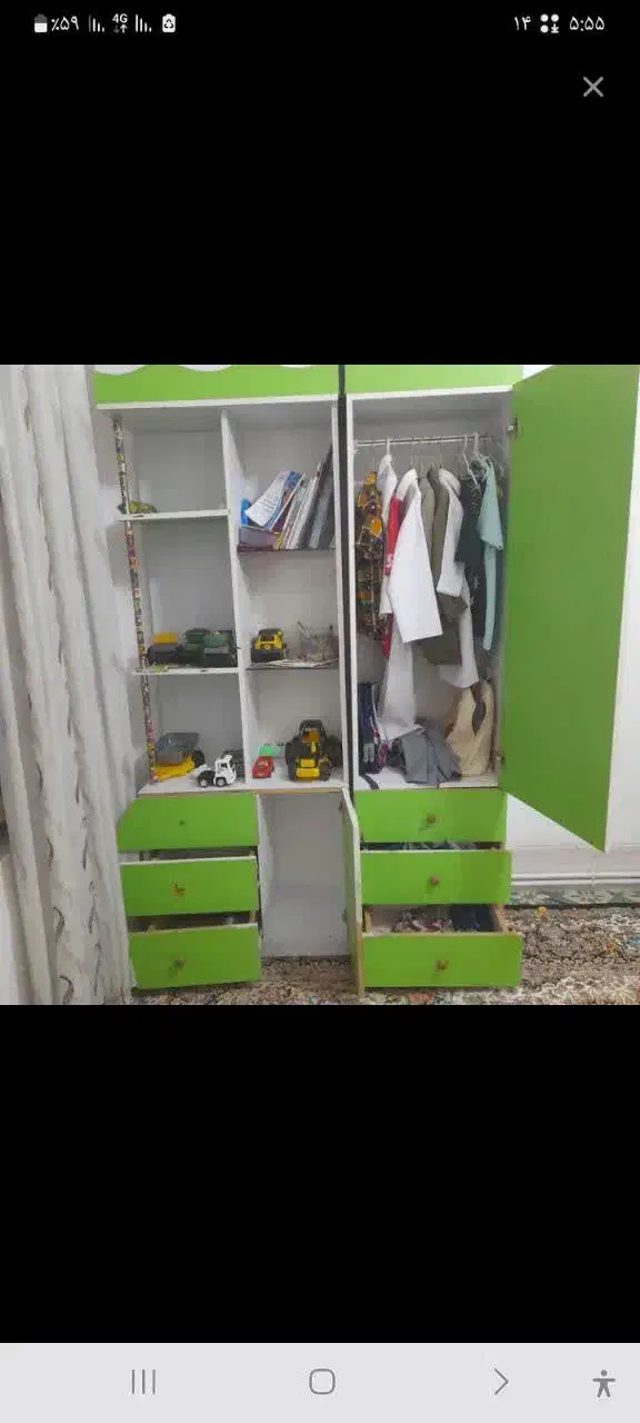 کمد و دراور و کتابخانه|کتابخانه، شلف، قفسه‌های دیواری|کرمانشاه, |دیوار