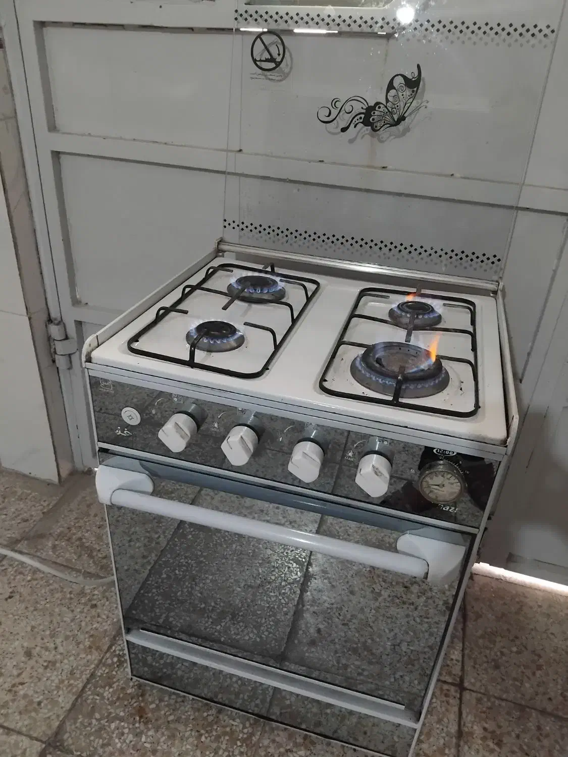 اجاقگاز ۴شعله|اجاق گاز و لوازم برقی پختوپز|کرج, محمد آباد|دیوار