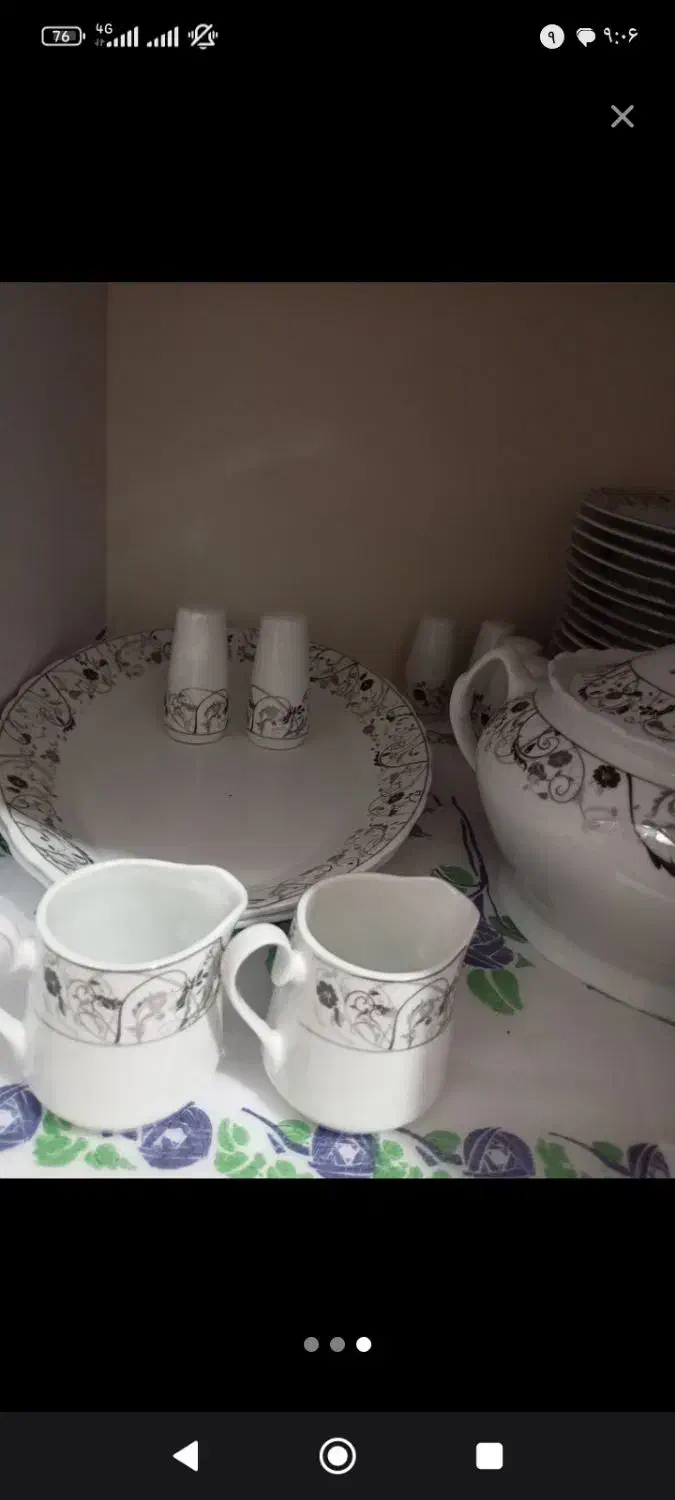 سرویس چینی دوازده نفره|ظروف سرو و پذیرایی|رفسنجان, |دیوار