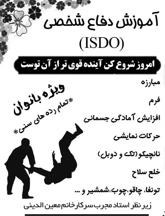 آموزش دفاع شخصی ‌‌ISDO«ویژه بانوان»|خدمات آموزشی|کرمان, |دیوار