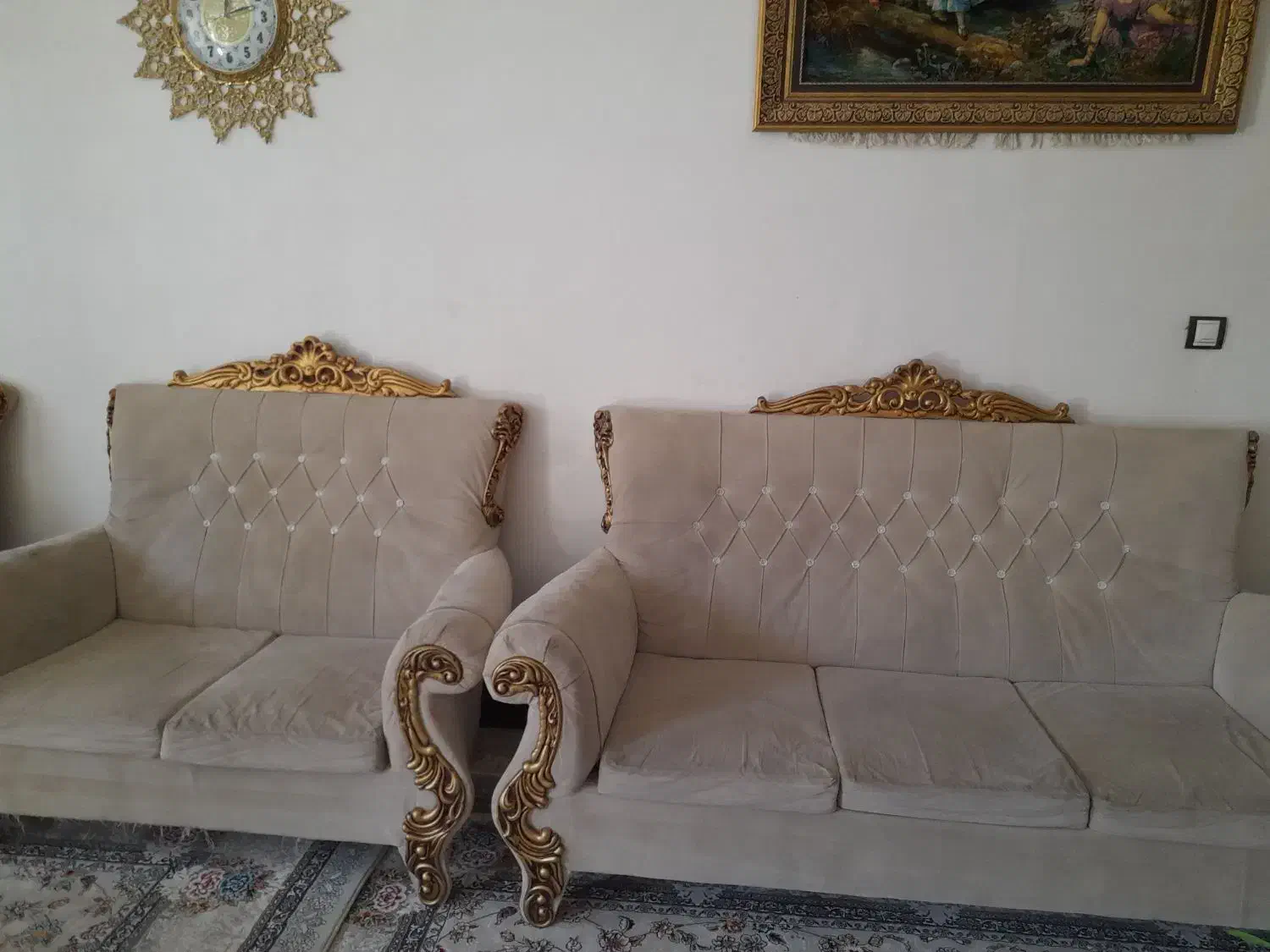 مبل دست دوم کارکرده|مبلمان خانگی و میز عسلی|نورآباد, |دیوار