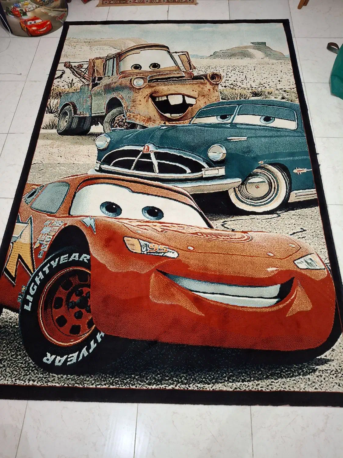 فرش 4 متری و پرده اتاق کودک|فرش|تهران, بهداشت|دیوار